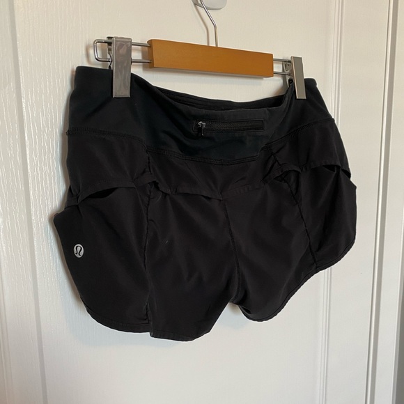 Black Lululemon Shorts - Picture 2 of 2